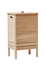 Product image for White Oak Laundry Box | Form & Refine A Line