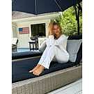 Product image for Riviera Plush Toweling Pants in White