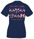 Product image for Simply Southern USA Stars Stripes & Sparkle T-Shirt