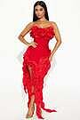 Vestido Mini Bandage Leila - Rojo | S