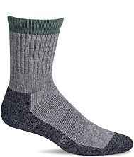 Sockwell Ascend II Crew Moderate Graduated Compression Socks in Natural/White | Mens | Size Large/XL