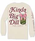 Product image for Simply Southern Kinda A Big Dill Long Sleeve T-Shirt