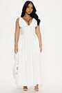 sabrina denim maxi dress Sabrina Denim Maxi Dress - White