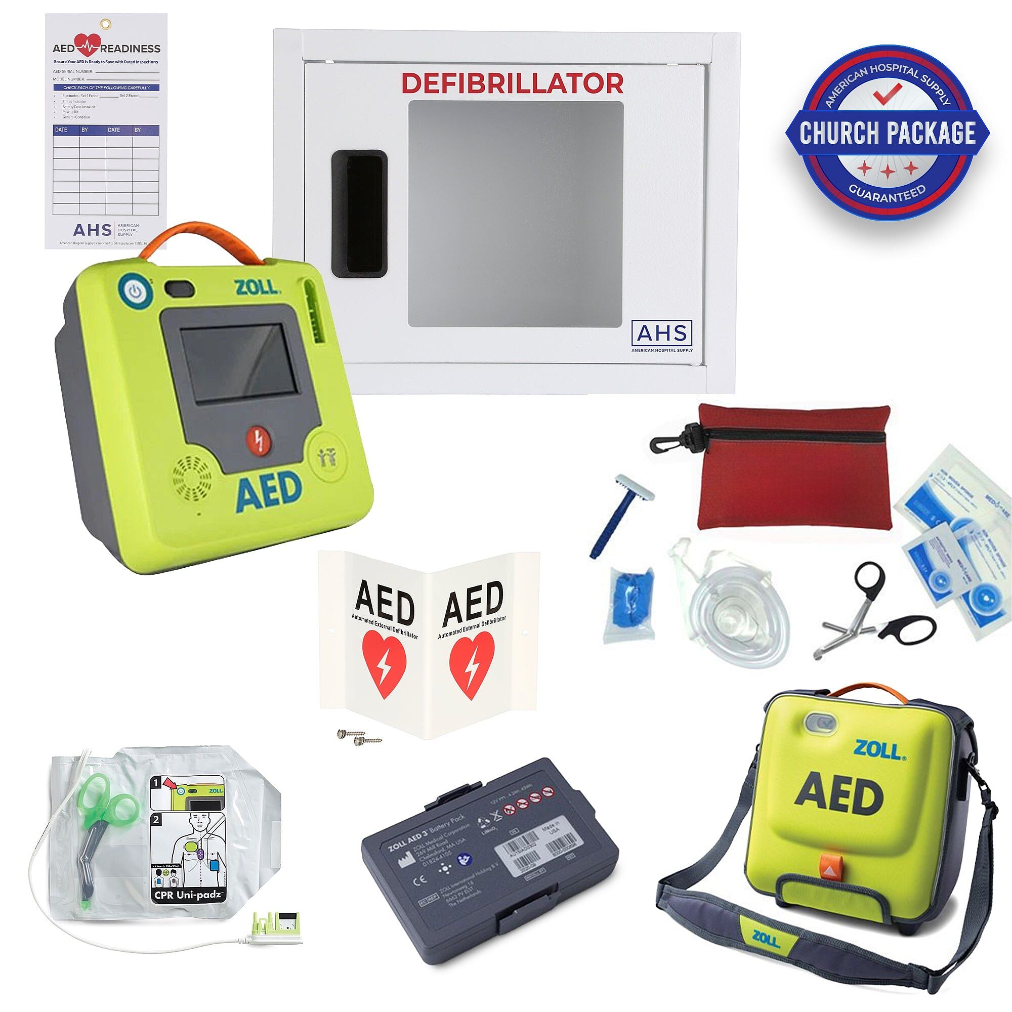 ZOLL AED Plus Church Package