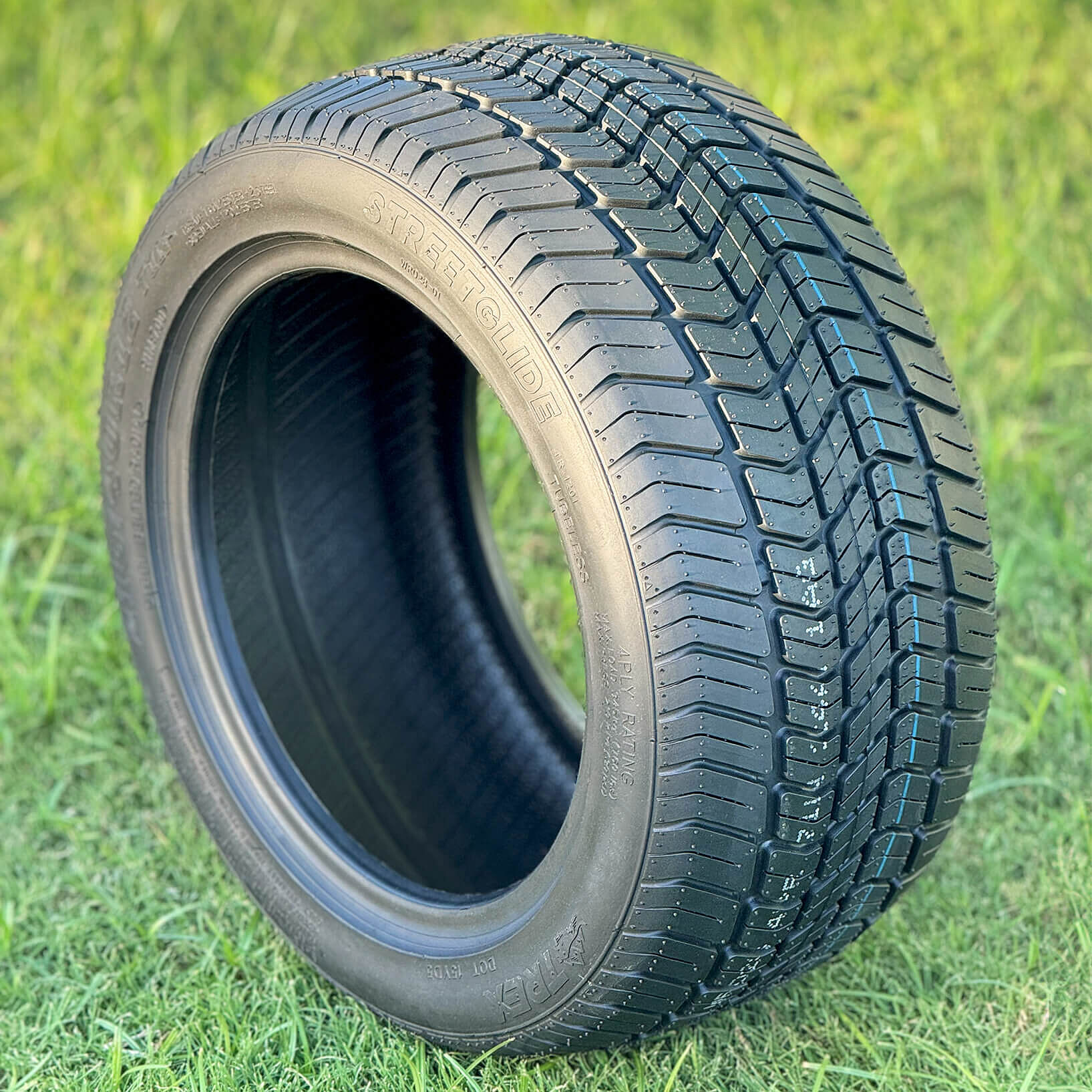 トップス r TREX 215/40R12 StreetGlide Radial Golf Cart Tires - Set of 4