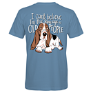 Product image for Southern Attitude Same Age as Old People Dog T-Shirt