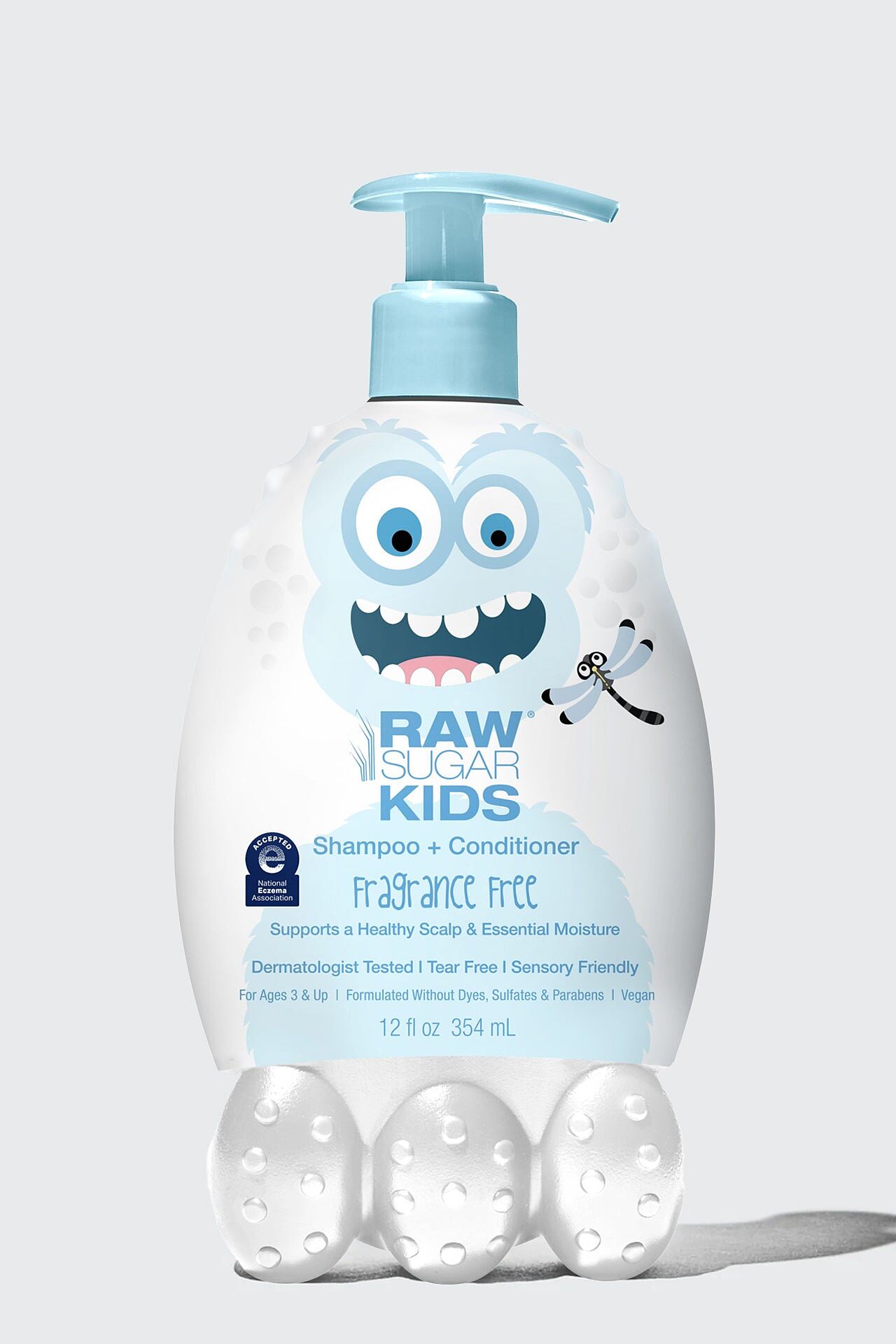 Kids' 2-in-1 Shampoo &amp; Conditioner - Sensitive | Fragrance Free | 12 fl oz