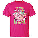 Product image for Girlie Girl Originals Crazy Sister Pig T-Shirt