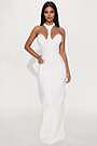 kendra halter bandage maxi dress Fashion Nova Kendra Halter Dress