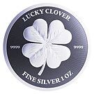 Product image for 2023 $2 Lucky Clover 1oz Silver BU Coin
