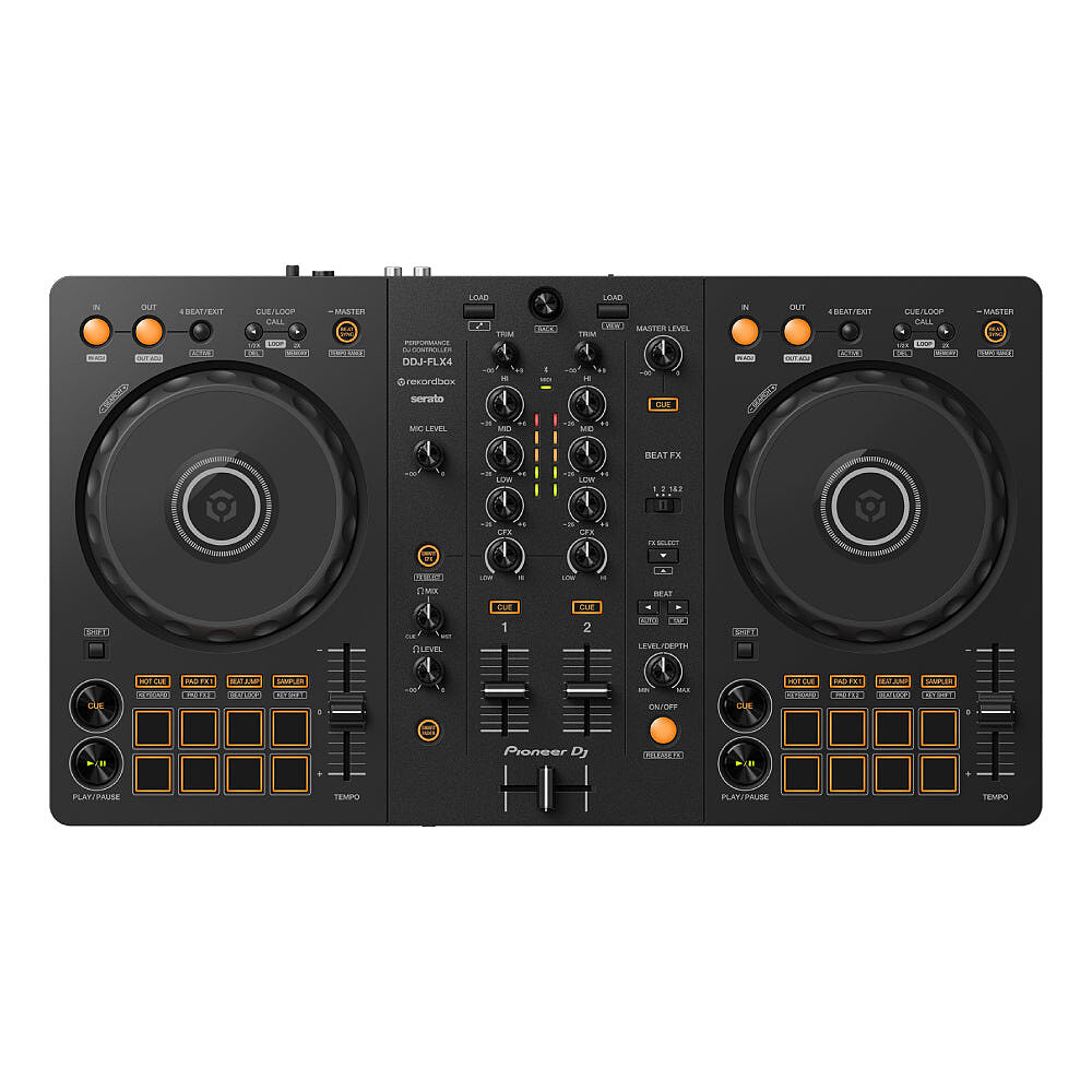 AlphaTheta DDJ-FLX2 DJ Controller for rekordbox, Serato DJ Lite