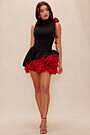 black level black level red lacquer mini dress Karena Mini Dress Black / Red Floral
