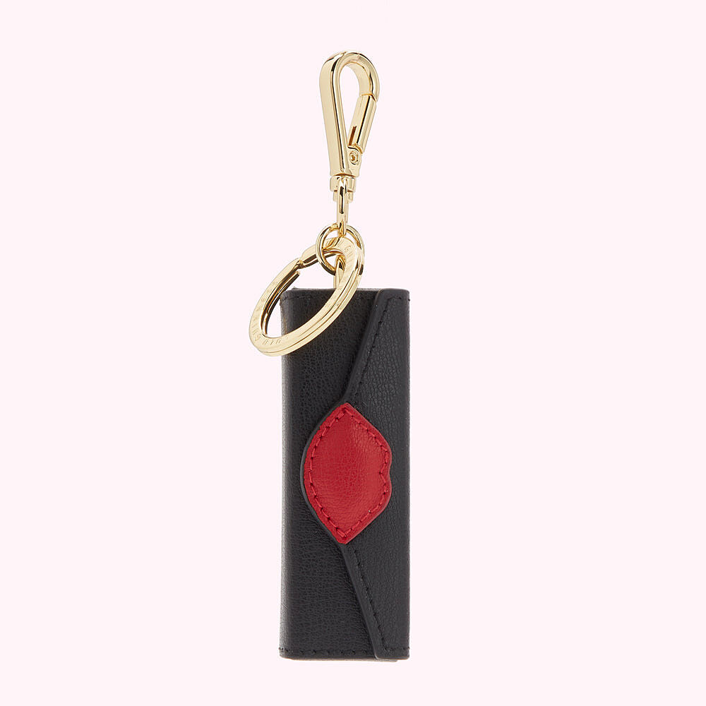 Lulu Red Smooch Lips Keyring | Designer Accesories For Women