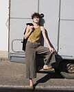 Product image for Maxi WELS wide leg linen pants