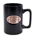 Product image for Oklahoma Copper Medallion Black Mug