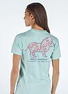 Product image for Simply Southern Lion Tracker Bow Mint T-Shirt