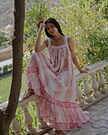 Product image for Kaya Maxi Sundress in Neon Pink