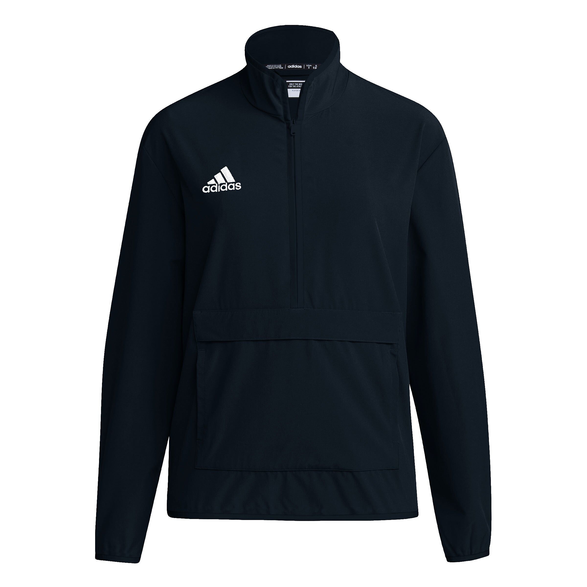 adidas 1/2 Zip Golf Jacket | HY7893-NavyBlueWhite-XS