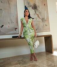 Zazu (Blue Multi Skirt Set)