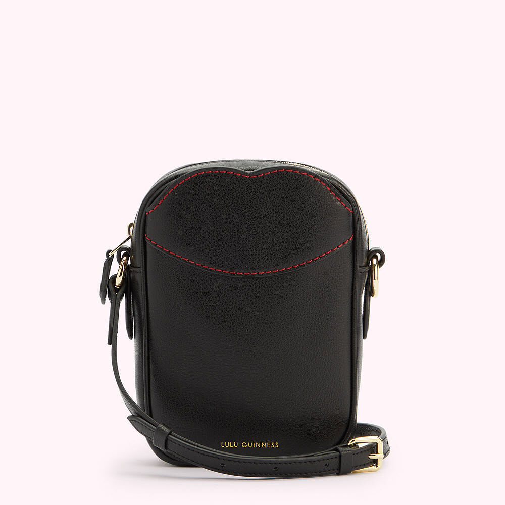 Black Leather Penny Wallet | Designer Wallet