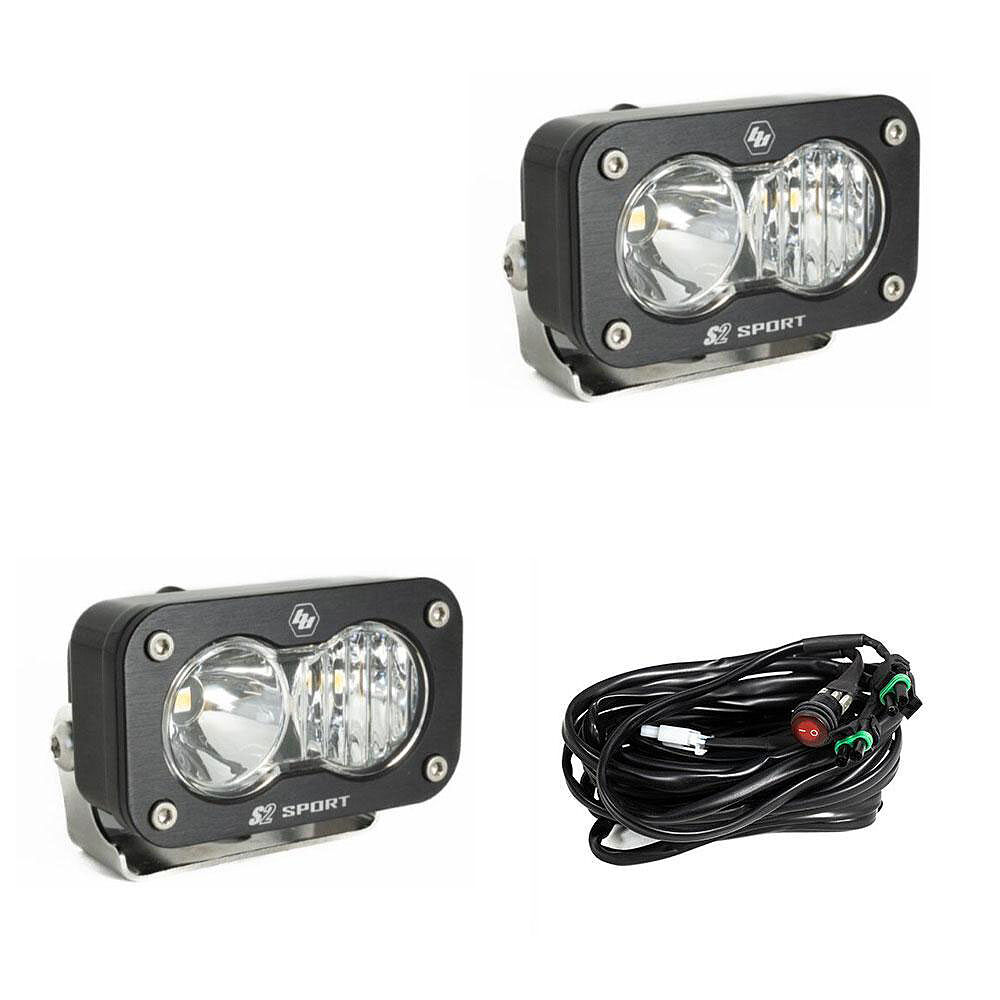 Baja Designs S2フォグランプマウント Amazon.com: Baja Designs S2 SAE Auxillary Fog Light Pod, 2