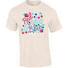 Product image for Southernology Berry Red, White & Blue USA Comfort Colors T-Shirt