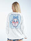 Product image for Simply Southern American Belle Long Sleeve Crew Sweatshirt