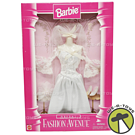 Product image for Barbie Fashion Avenue Bridal White Gown with Lace 1996 Mattel 15899 NRFB
