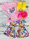 Product image for Short Sleeve Princess Bell Bottoms Outfit