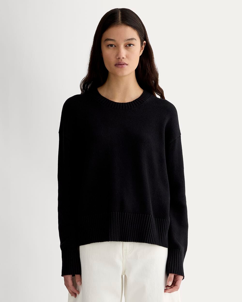 The Boxy Sweater in Everyday Cotton