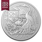 Product image for 2023 Coat of Arms Queensland Australia .999 1oz Silver BU Coin