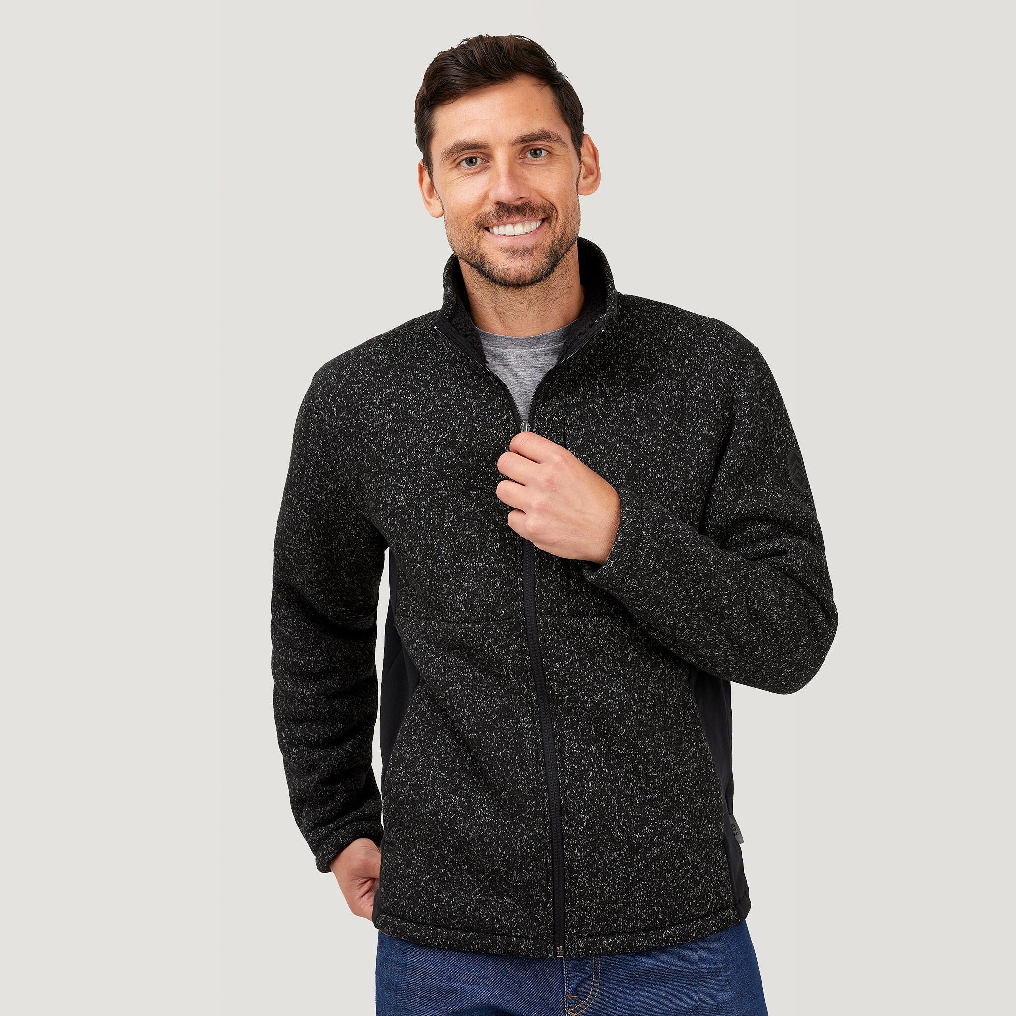 Men's Badland Textured Mountain Fleece Jacket – Free Country