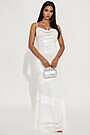 theory white sequin dress Daylight Sequin Embellished Gown (White)