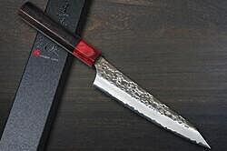 Takeshi Saji R2 Mirror Hammered KRN Japanese Chef's Nakiri