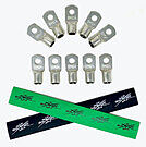 Sky High Car Audio De 2 Canales Trenzado 1.5 Ft Cables RCA (Coated 1,5 'OFC 1 1/2