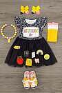 Product image for "Attitude A+" Chenille Patch Tutu Dress