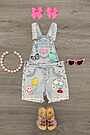 Product image for Summer Patches Denim Overalls