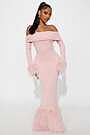 pink fur dress fashion nova Dakota Maxi Fur Coat - Pink