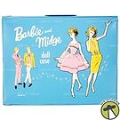 Product image for Barbie & Midge Doll Case For 11 1/2" Fashion Dolls Vintage 1963 Mattel USED