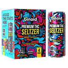 Product image for THC Seltzer - Good Vibes Cannabis Drink (4 Pack) - Blueberry Lemon