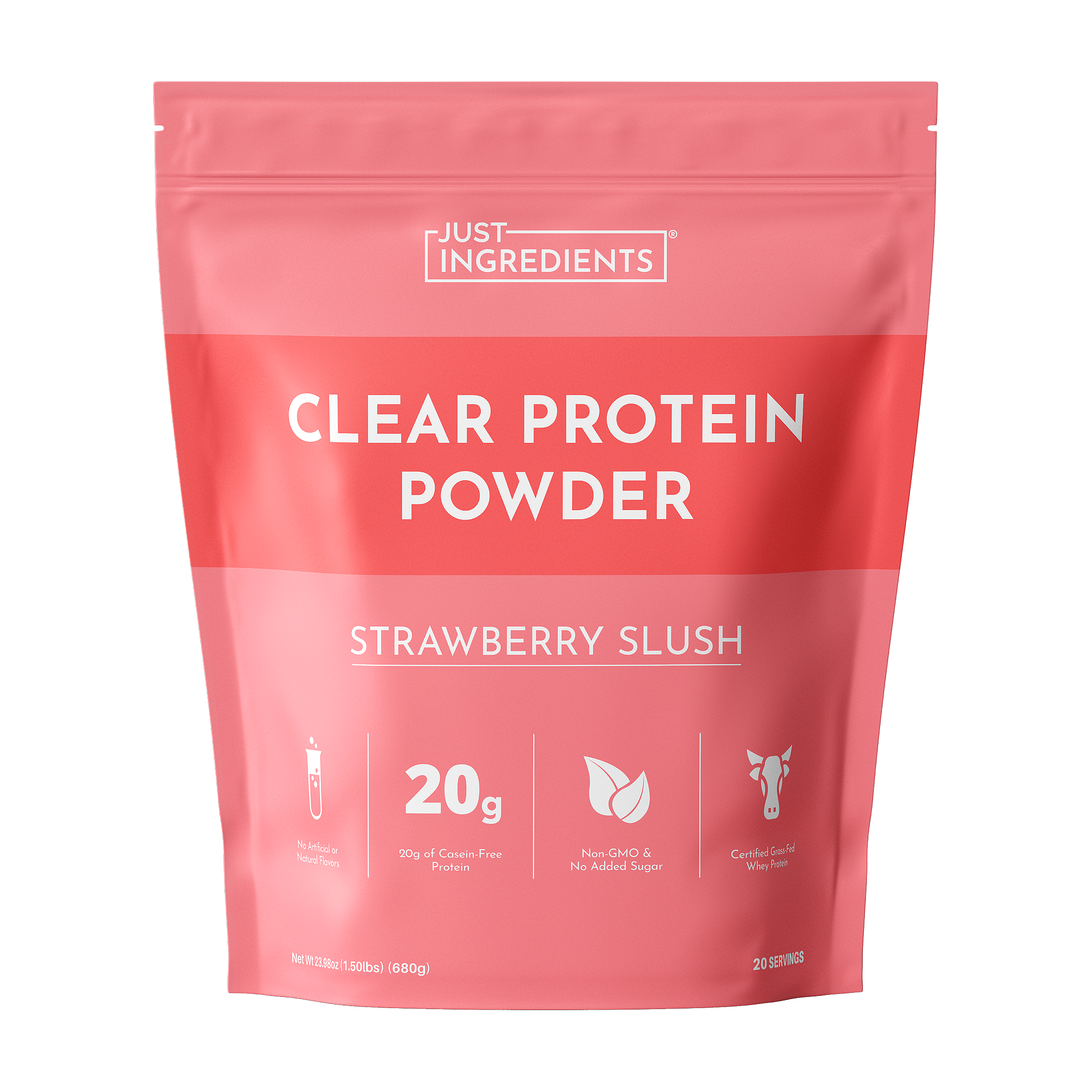 Strawberry Slush Clear Protein Powder - 20 serving bag