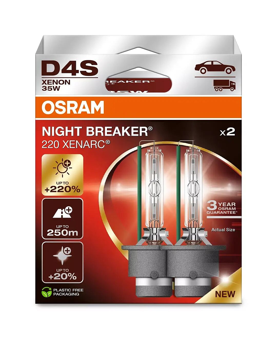 OSRAM D4S 66440 Xenarc 35W HID Xenon Bulb | HIDS-DIRECT