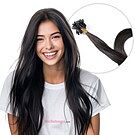 Product image for Noir/Brun #1b Micro-Billes Cheveux Naturels