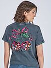 Product image for Simply Southern Disco Cherry Washed Coal T-Shirt