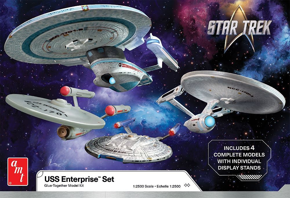 Star Trek USS Enterprise NCC-1701 Refit 1/537 AMT Models