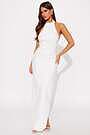 backless bandage dress white Vestido Maxi Bandage Reina Backless - Crema/Combinacin