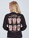 Product image for Simply Southern Nicer Coffee Long Sleeve T-Shirt