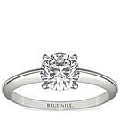 Product image for Classic Four Prong Solitaire Engagement Ring in Platinum