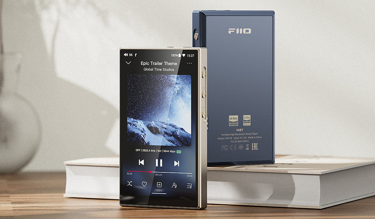 FiiO x JadeAudio JM21 Android 13 Hi-Res Music Player