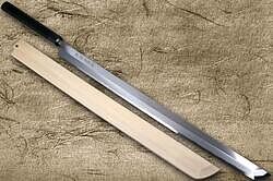 武具 maguro 堺孝行金枪鱼Maguro Bocho EBBF日本厨师用金枪鱼切450毫米